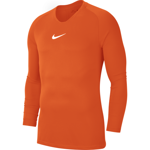 Orange nike 2025 compression shirt